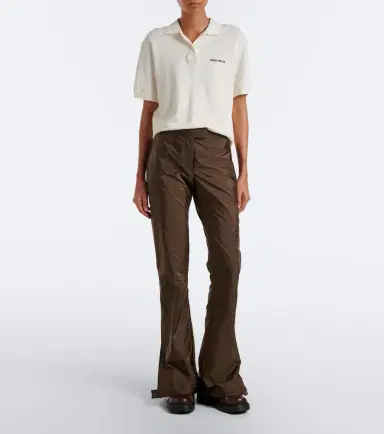 Miu Miu Technical flared pants | Thumbnail 2 Miu Miu Technical flared pants | Thumbnail 2