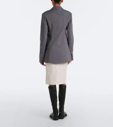 Miu Miu Cotton-blend poplin pencil skirt | Thumbnail 4 Miu Miu Cotton-blend poplin pencil skirt | Thumbnail 4