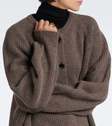 Nour Hammour Laurel oversized cashmere and wool cardigan | Thumbnail 3 Nour Hammour Laurel oversized cashmere and wool cardigan | Thumbnail 3