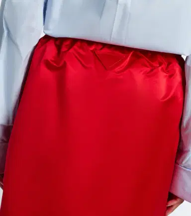 Prada Silk satin midi skirt | Thumbnail 6 Prada Silk satin midi skirt | Thumbnail 6