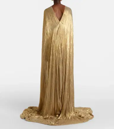 Marmar Halim Pleated caped bustier gown | Thumbnail 7 Marmar Halim Pleated caped bustier gown | Thumbnail 7