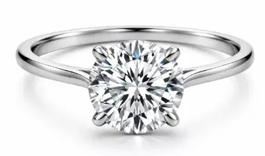 Wish Fine Jewelry 1.50ct Diamond 18K Gold Solitaire Ring | Thumbnail 1 Wish Fine Jewelry 1.50ct Diamond 18K Gold Solitaire Ring | Thumbnail 1