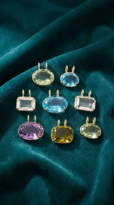 Wish Fine Jewelry 24.22ct Sky Blue Topaz 18K Gold Statement Pendant | Thumbnail 4 Wish Fine Jewelry 24.22ct Sky Blue Topaz 18K Gold Statement Pendant | Thumbnail 4