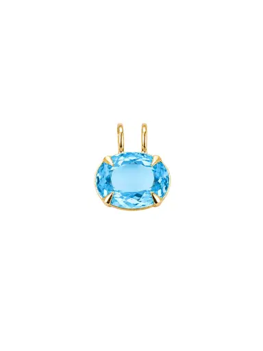 Wish Fine Jewelry 24.22ct Sky Blue Topaz 18K Gold Statement Pendant | Thumbnail 1 Wish Fine Jewelry 24.22ct Sky Blue Topaz 18K Gold Statement Pendant | Thumbnail 1