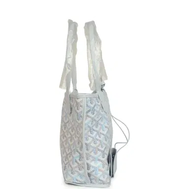 goyard Goyard Goyardine Anjou Polar Blue Mini Bag Palladium Hardware | Thumbnail 3 goyard Goyard Goyardine Anjou Polar Blue Mini Bag Palladium Hardware | Thumbnail 3