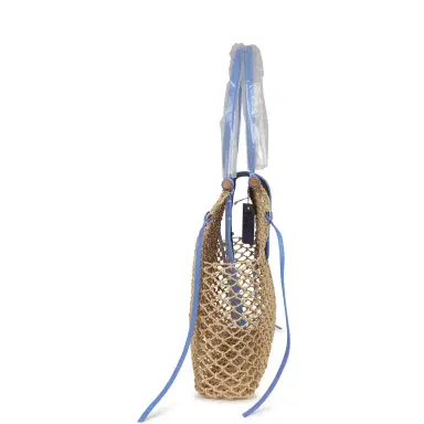 goyard Goyard Goyardine Canvas Iris Aligre Bag Raffia Net Palladium Hardware | Thumbnail 4 goyard Goyard Goyardine Canvas Iris Aligre Bag Raffia Net Palladium Hardware | Thumbnail 4