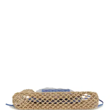 goyard Goyard Goyardine Canvas Iris Aligre Bag Raffia Net Palladium Hardware | Thumbnail 6 goyard Goyard Goyardine Canvas Iris Aligre Bag Raffia Net Palladium Hardware | Thumbnail 6