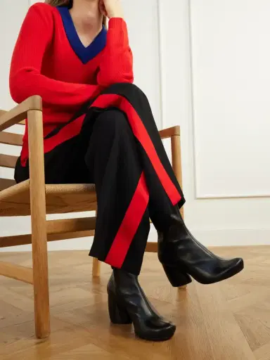 Loewe Oval Leather Ankle Boots | Thumbnail 2 Loewe Oval Leather Ankle Boots | Thumbnail 2