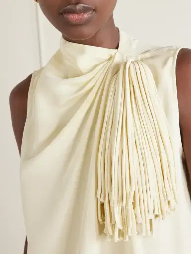 Altuzarra Alden Fringe-trimmed Silk Top | Thumbnail 5 Altuzarra Alden Fringe-trimmed Silk Top | Thumbnail 5