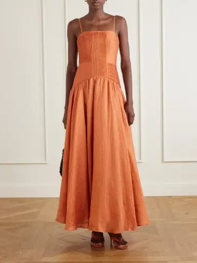 Aje Contour Gathered Lyocell-blend Maxi Dress | Thumbnail 2 Aje Contour Gathered Lyocell-blend Maxi Dress | Thumbnail 2