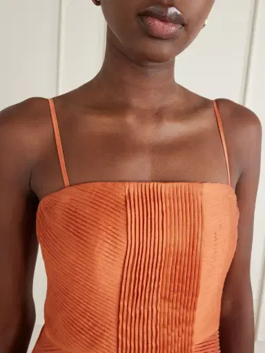 Aje Contour Gathered Lyocell-blend Maxi Dress | Thumbnail 4 Aje Contour Gathered Lyocell-blend Maxi Dress | Thumbnail 4