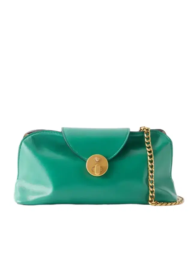 Vivienne Medusa-detailed Leather Clutch Vivienne Medusa-detailed Leather Clutch