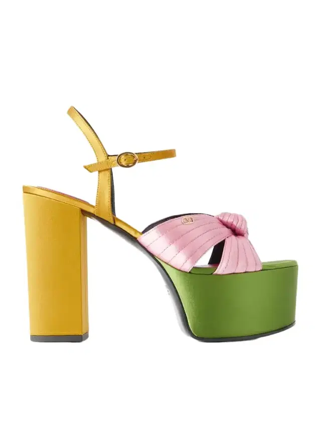 Crasher 125 Vlogo-embellished Knotted Satin Sandals Crasher 125 Vlogo-embellished Knotted Satin Sandals