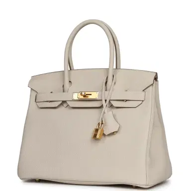 HERMÈS Hermes Birkin 30 Craie Togo Gold Hardware | Thumbnail 5 HERMÈS Hermes Birkin 30 Craie Togo Gold Hardware | Thumbnail 5