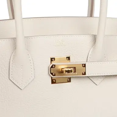HERMÈS Hermes Birkin 30 Craie Togo Gold Hardware | Thumbnail 7 HERMÈS Hermes Birkin 30 Craie Togo Gold Hardware | Thumbnail 7