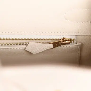 HERMÈS Hermes Birkin 30 Craie Togo Gold Hardware | Thumbnail 8 HERMÈS Hermes Birkin 30 Craie Togo Gold Hardware | Thumbnail 8