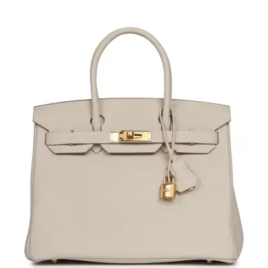 HERMÈS Hermes Birkin 30 Craie Togo Gold Hardware | Thumbnail 1 HERMÈS Hermes Birkin 30 Craie Togo Gold Hardware | Thumbnail 1