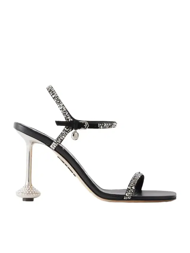 Toy 90 Crystal-embellished Leather Sandals Toy 90 Crystal-embellished Leather Sandals