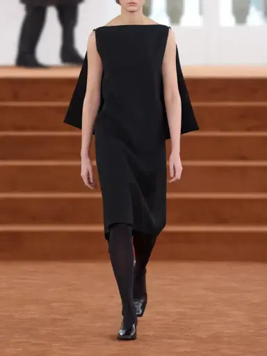 Jil Sander Open-back Silk And Wool-blend Midi Dress | Thumbnail 5 Jil Sander Open-back Silk And Wool-blend Midi Dress | Thumbnail 5