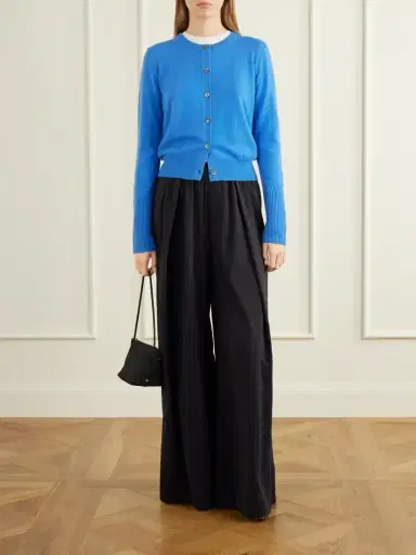 La Ligne Pleated Crinkle Satin Wide-leg Pants | Thumbnail 2 La Ligne Pleated Crinkle Satin Wide-leg Pants | Thumbnail 2
