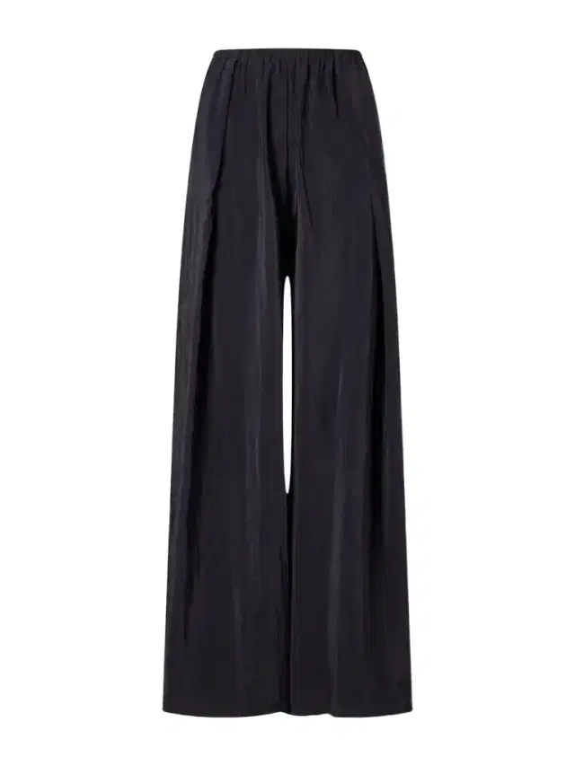 Pleated Crinkle Satin Wide-leg Pants Pleated Crinkle Satin Wide-leg Pants