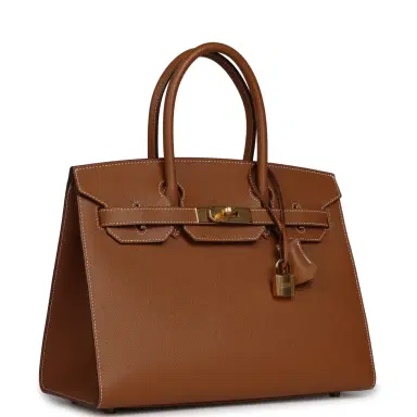 HERMÈS Hermes Birkin Sellier 30 Gold Epsom Gold Hardware | Thumbnail 2 HERMÈS Hermes Birkin Sellier 30 Gold Epsom Gold Hardware | Thumbnail 2