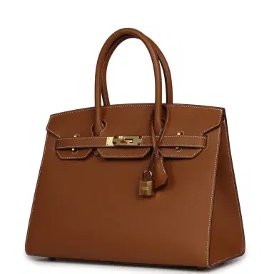 HERMÈS Hermes Birkin Sellier 30 Gold Epsom Gold Hardware | Thumbnail 5 HERMÈS Hermes Birkin Sellier 30 Gold Epsom Gold Hardware | Thumbnail 5