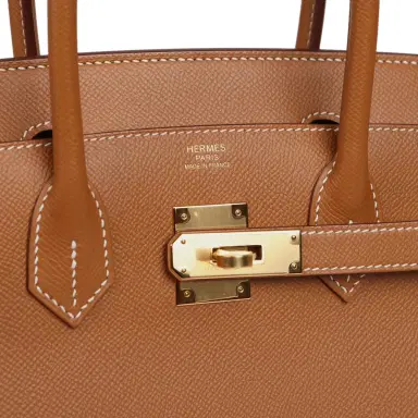 HERMÈS Hermes Birkin Sellier 30 Gold Epsom Gold Hardware | Thumbnail 7 HERMÈS Hermes Birkin Sellier 30 Gold Epsom Gold Hardware | Thumbnail 7