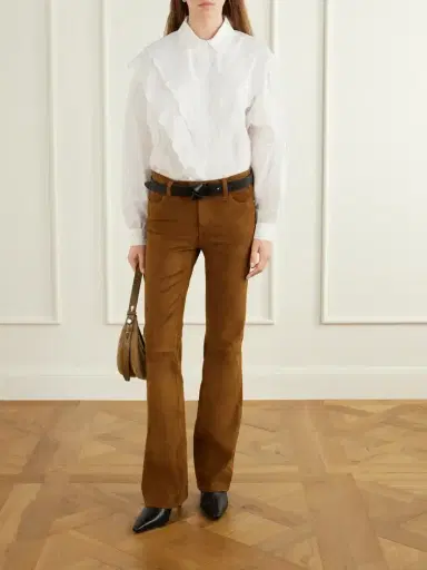 Frame The Equestrian Cotton-poplin Shirt | Thumbnail 2 Frame The Equestrian Cotton-poplin Shirt | Thumbnail 2