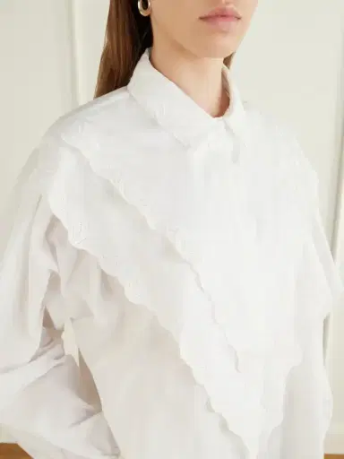 Frame The Equestrian Cotton-poplin Shirt | Thumbnail 5 Frame The Equestrian Cotton-poplin Shirt | Thumbnail 5