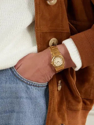 Stephanie Windsor + Audemars Piguet Vintage 1980s Royal Oak Automatic 18-karat Gold Watch | Thumbnail 2 Stephanie Windsor + Audemars Piguet Vintage 1980s Royal Oak Automatic 18-karat Gold Watch | Thumbnail 2