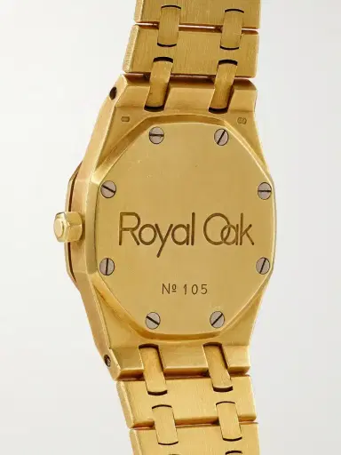 Stephanie Windsor + Audemars Piguet Vintage 1980s Royal Oak Automatic 18-karat Gold Watch | Thumbnail 4 Stephanie Windsor + Audemars Piguet Vintage 1980s Royal Oak Automatic 18-karat Gold Watch | Thumbnail 4