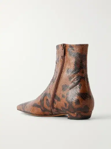 Proenza Schouler Trap 20 Snake-effect Leather Ankle Boots | Thumbnail 3 Proenza Schouler Trap 20 Snake-effect Leather Ankle Boots | Thumbnail 3