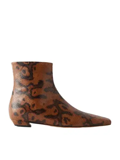 Proenza Schouler Trap 20 Snake-effect Leather Ankle Boots | Thumbnail 1 Proenza Schouler Trap 20 Snake-effect Leather Ankle Boots | Thumbnail 1