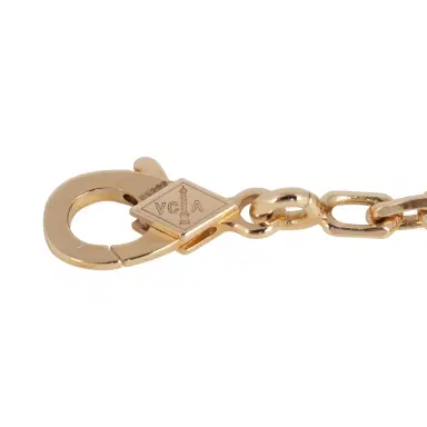 Van Cleef & Arpels Van Cleef & Arpels Vintage Alhambra Bracelet 5 Motif Rock Crystal 18K Yellow Gold | Thumbnail 5 Van Cleef & Arpels Van Cleef & Arpels Vintage Alhambra Bracelet 5 Motif Rock Crystal 18K Yellow Gold | Thumbnail 5