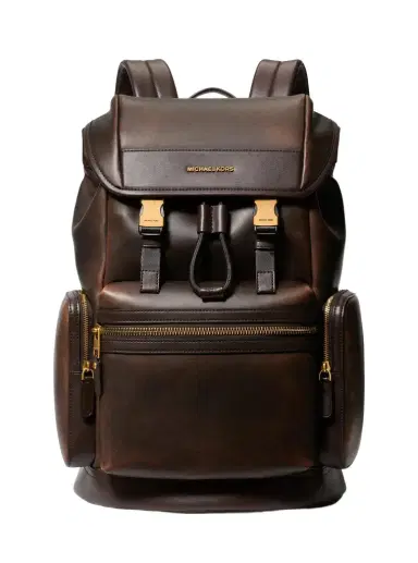 Michael Kors Collection Hudson Burnished Leather Backpack | Thumbnail 1 Michael Kors Collection Hudson Burnished Leather Backpack | Thumbnail 1