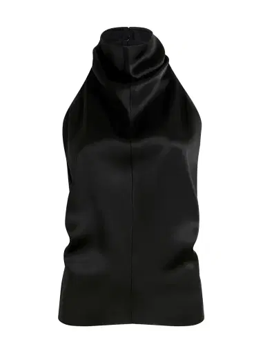 Khaite Rone Satin Halter Top | Thumbnail 1 Khaite Rone Satin Halter Top | Thumbnail 1
