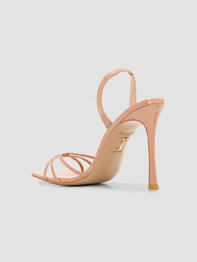 Retrofête Women's Anabel 105MM Leather Slingback Sandals - Tan | Thumbnail 4 Retrofête Women's Anabel 105MM Leather Slingback Sandals - Tan | Thumbnail 4