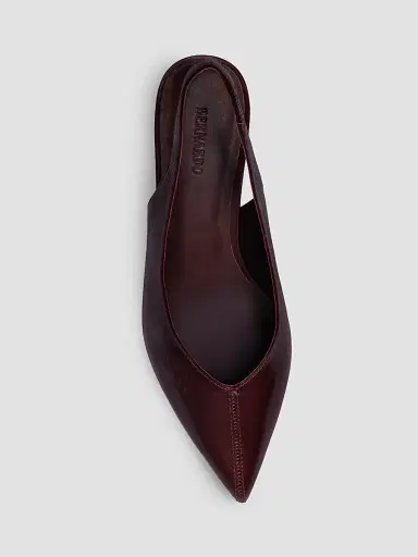 Bernardo Women's Maude Slingback Pumps - Chocolate Wine | Thumbnail 3 Bernardo Women's Maude Slingback Pumps - Chocolate Wine | Thumbnail 3