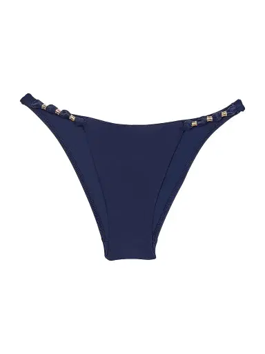 ViX by Paula Hermanny Women's Paula Knotted Brazillian-Cut Bikini Bottom - Navy | Thumbnail 1 ViX by Paula Hermanny Women's Paula Knotted Brazillian-Cut Bikini Bottom - Navy | Thumbnail 1