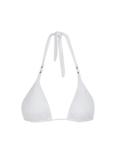 ViX by Paula Hermanny Women's Paula Triangle Bikini Top - White | Thumbnail 1 ViX by Paula Hermanny Women's Paula Triangle Bikini Top - White | Thumbnail 1