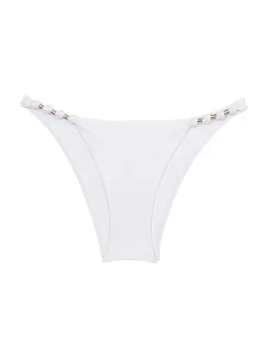 ViX by Paula Hermanny Women's Paula Knotted Bikini Bottom - White | Thumbnail 1 ViX by Paula Hermanny Women's Paula Knotted Bikini Bottom - White | Thumbnail 1