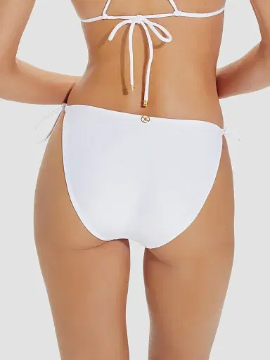 ViX by Paula Hermanny Women's Side-Tie Bikini Bottom - White | Thumbnail 3 ViX by Paula Hermanny Women's Side-Tie Bikini Bottom - White | Thumbnail 3