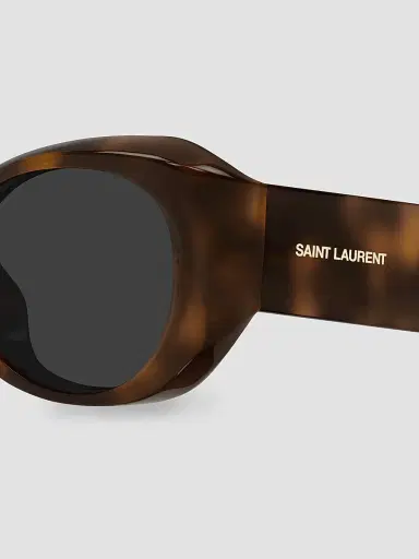 Saint Laurent Women's 57MM Rectangular Sunglasses - Havana | Thumbnail 3 Saint Laurent Women's 57MM Rectangular Sunglasses - Havana | Thumbnail 3