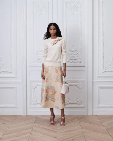 Dior Mid-Length Flared Skirt | Thumbnail 3 Dior Mid-Length Flared Skirt | Thumbnail 3