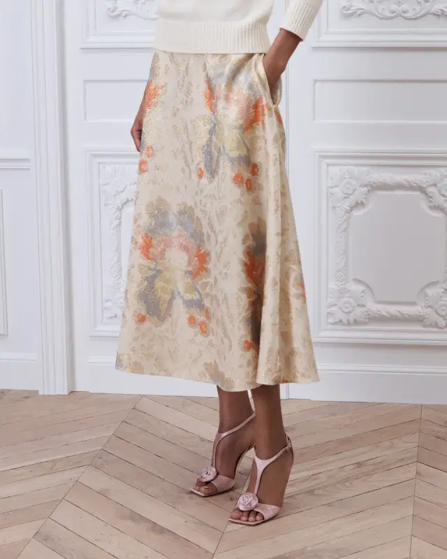 Mid-Length Flared Skirt Mid-Length Flared Skirt