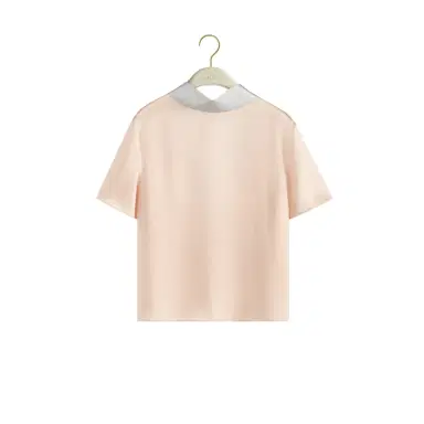 Dior Short-Sleeved Blouse with Rear Tie | Thumbnail 1 Dior Short-Sleeved Blouse with Rear Tie | Thumbnail 1