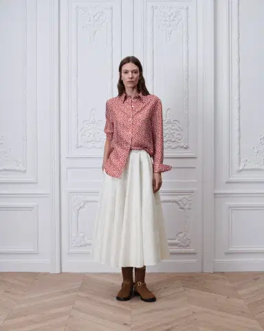 Dior Dior Qixi Mid-Length Flared Skirt | Thumbnail 2 Dior Dior Qixi Mid-Length Flared Skirt | Thumbnail 2