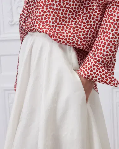 Dior Dior Qixi Mid-Length Flared Skirt | Thumbnail 3 Dior Dior Qixi Mid-Length Flared Skirt | Thumbnail 3