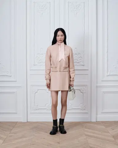 Dior Dior Qixi Zipped Cropped Jacket | Thumbnail 2 Dior Dior Qixi Zipped Cropped Jacket | Thumbnail 2